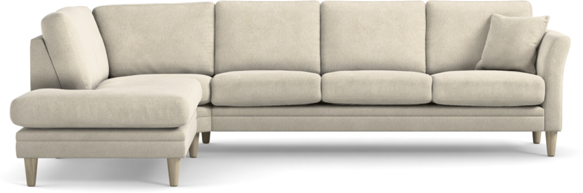 Eden - 3-sits soffa med divan - Beige