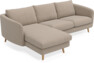Madison Lux - 2-sits soffa med schäslong vänster - Beige