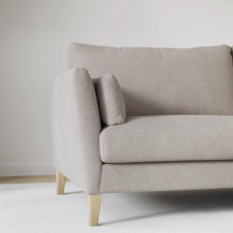 Winston - 3-sits soffa med divan vänster - Beige