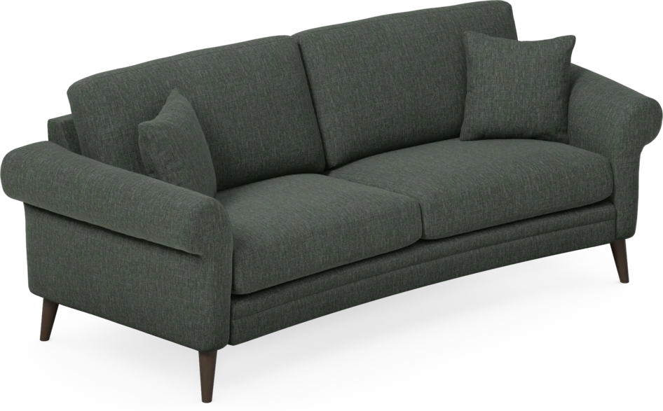Eden - 2,5-sits soffa svängd - Grön