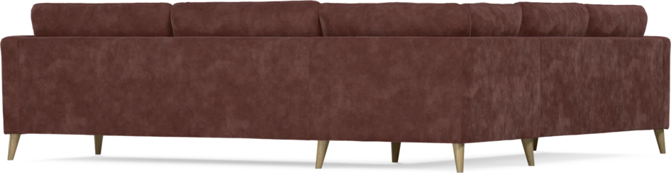 Bridge - Hörnsoffa, 2+3-sits - Röd