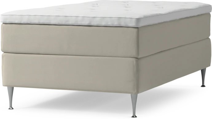 Delux Dream, Kontinentalsäng, enkelsäng 120 cm med bäddmadrass och sängben