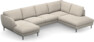 Madison Lux - 2-sits soffa med schäslong vänster och divan höger - Beige