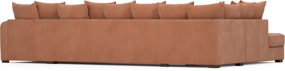 Town - 3-sits soffa med divan vänster och schäslong höger - Orange