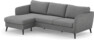 County - 3-sits soffa med flyttbar schäslong - Grå