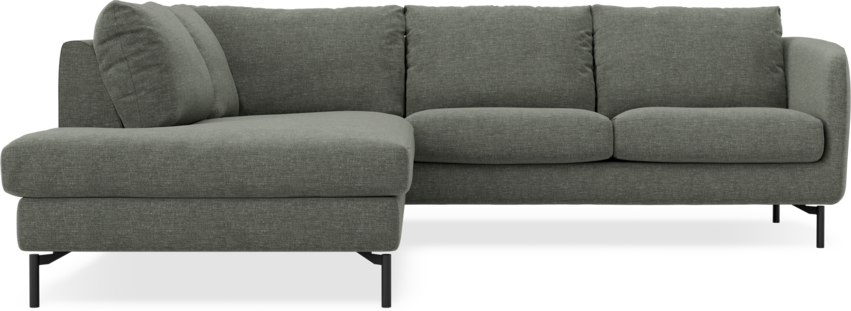 Madison - 2-sits soffa med divan vänster - Grå