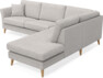 Eden - 2,5-sits soffa med divan - Grå