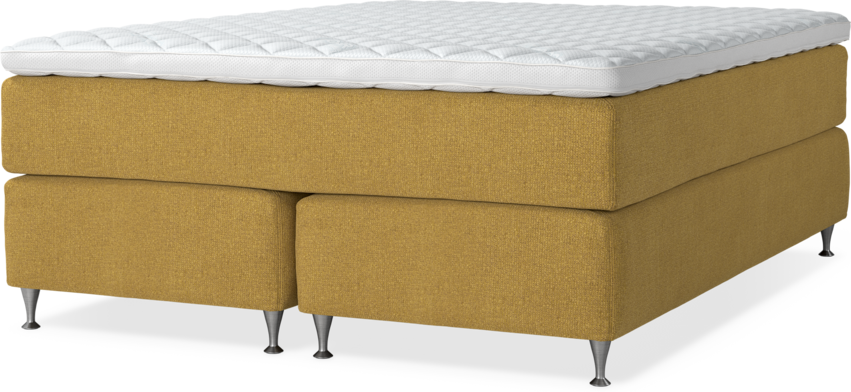 Delux Exclusive - Kontinentalsäng, dubbelsäng med bäddmadrass och sängben