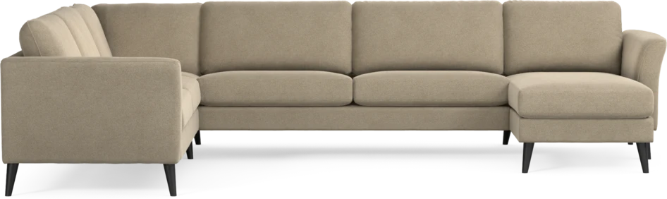 Bridge - Hörnsoffa, 2+3-sits med schäslong höger - Beige