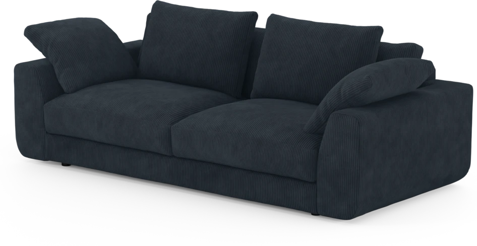 Amie - 3-sits soffa - Blå