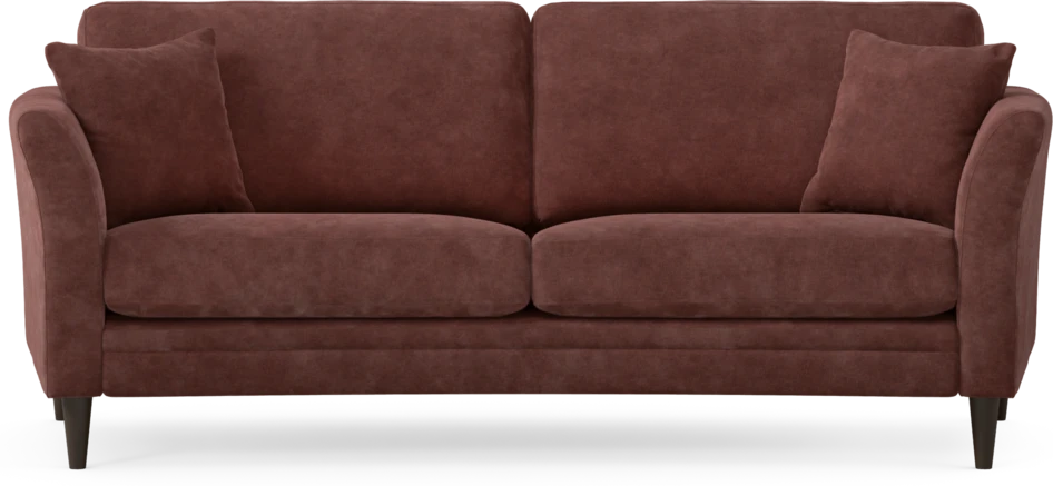 Eden - 2,5-sits soffa svängd - Röd