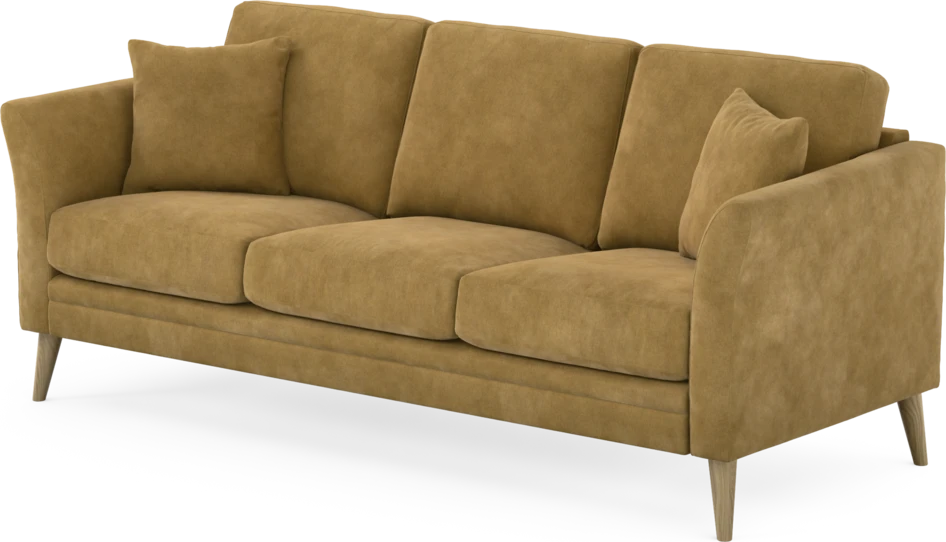 Eden - 3-sits soffa - Gul