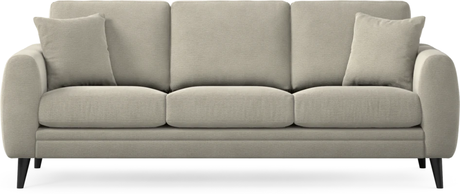 Eden - 3-sits soffa - Brun