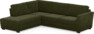 Friday - 2,5-sits soffa med divan vänster - Grön
