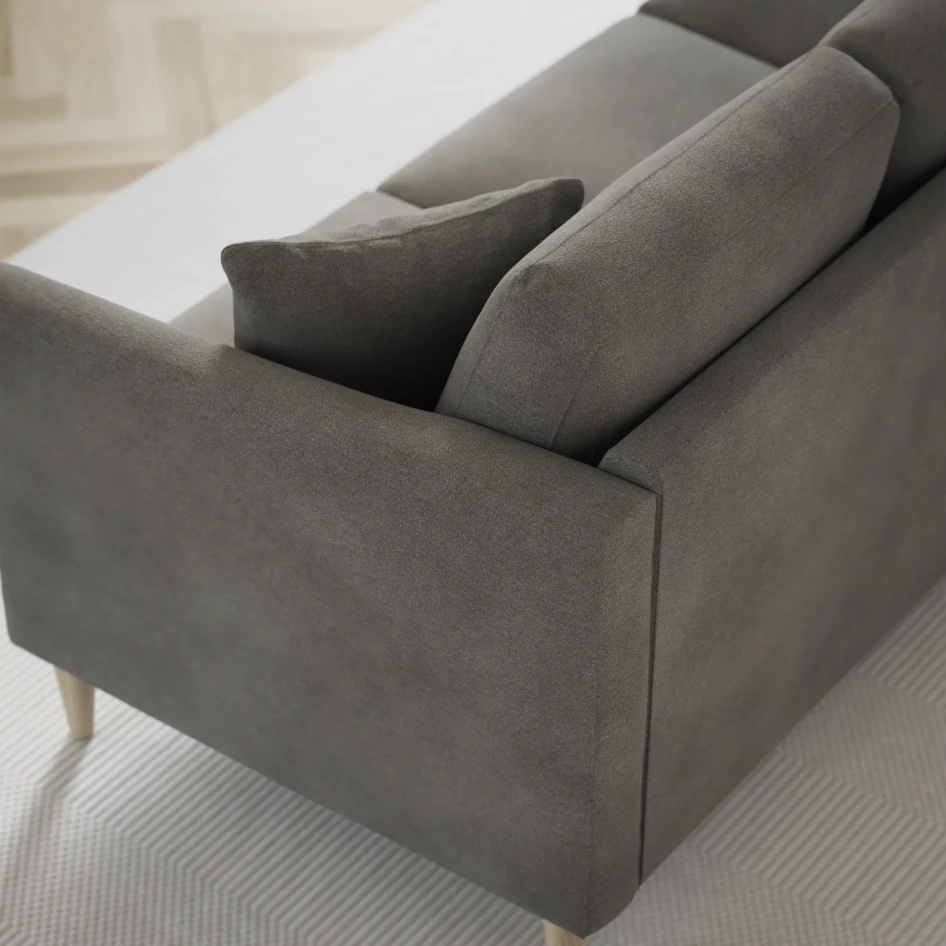 Eden - 2,5-sits soffa svängd - Grå