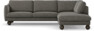 Madison Lux - 3-sits soffa med divan höger - Grå