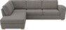 Friday - 2,5-sits soffa med divan vänster - Grå