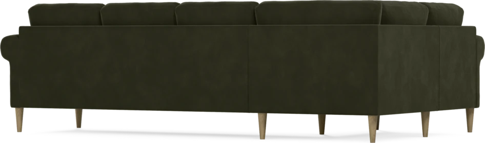 Eden - Hörnsoffa, 1+3-sits - Grön