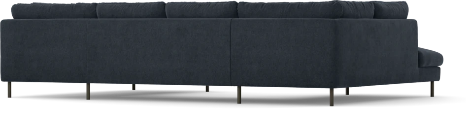 Madison Lux - 2-sits soffa med divan vänster och höger - Blå
