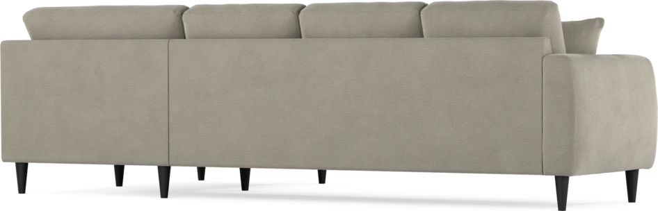 Eden - Hörnsoffa, 3+1-sits - Brun