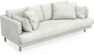 Harper - 3-sits soffa, hel dyna - Vit