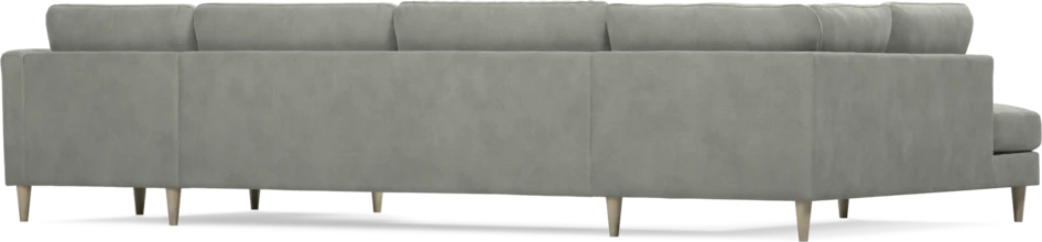 Bridge - 3-sits soffa med divan vänster och schäslong höger - Grå