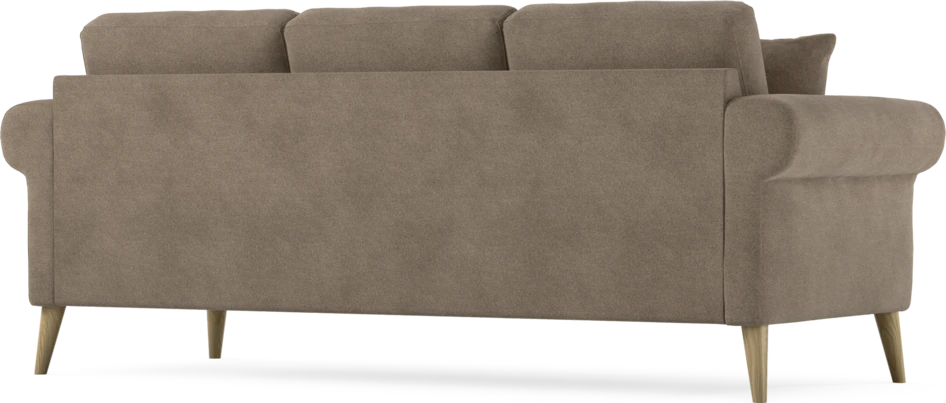 Eden - 3-sits soffa - Brun