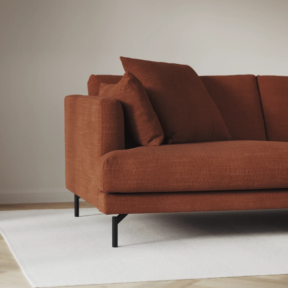 Harper - 3-sits soffa - Orange
