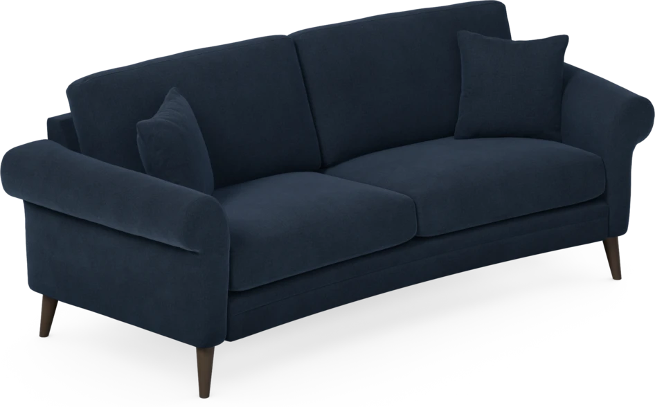 Eden - 2,5-sits soffa svängd - Blå