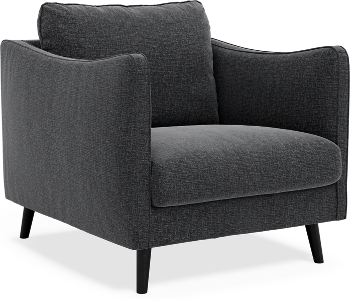 Madison Lux - Fåtölj, 70 cm - Svart