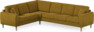 Eden - Hörnsoffa, 2+3-sits - Gul