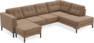Rio - 3-sits soffa med schäslong vänster och divan höger - Beige