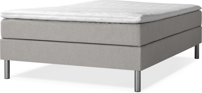 Bergamo, Kontinentalsäng, enkelsäng med bäddmadrass och sängben