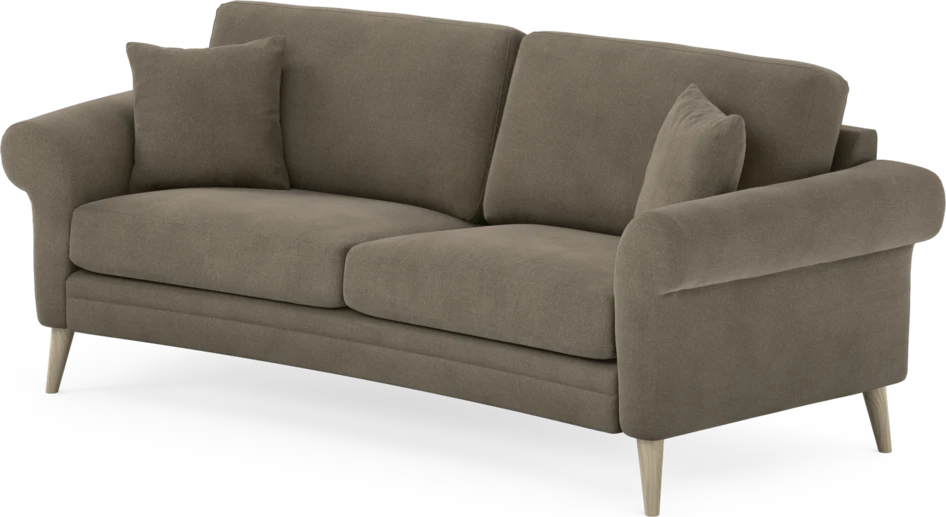 Eden - 2,5-sits soffa svängd - Beige