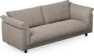 Cherrie - 3-sits soffa, hel dyna, fast klädsel - Beige