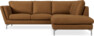 Madison Lux - 2-sits soffa med divan höger - Brun