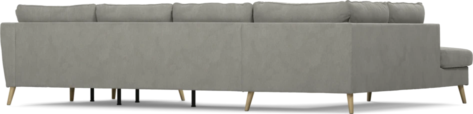 County - 3-sits soffa med divan vänster och schäslong höger - Grå