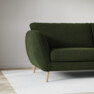 Madison Lux - 2-sits soffa med schäslong vänster - Grön