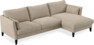Winston - 3-sits soffa med schäslong, vändbar - Beige