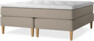 Delux Dream - Kontinentalsäng, dubbelsäng med bäddmadrass - Beige