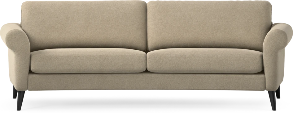 Bridge - 3-sits soffa svängd - Beige
