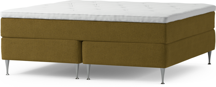 Delux Exclusive - Kontinentalsäng, dubbelsäng med bäddmadrass och sängben