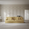 Rossi - 4-sits soffa - Gul