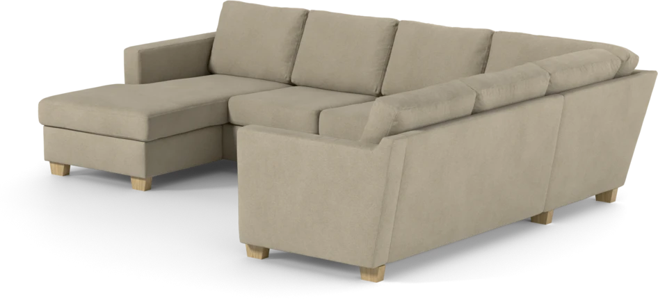 Friday - Hörnsoffa, 3+2-sits med schäslong vänster - Beige