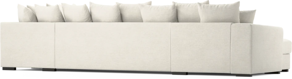 Town - 3-sits soffa med divan höger och schäslong vänster - Vit