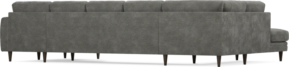 Eden - 3-sits soffa med divan vänster och schäslong höger - Grå