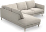 Madison Lux - 2-sits soffa med divan vänster - Beige