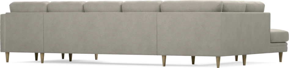Eden - 3-sits soffa med divan vänster och schäslong höger - Grå