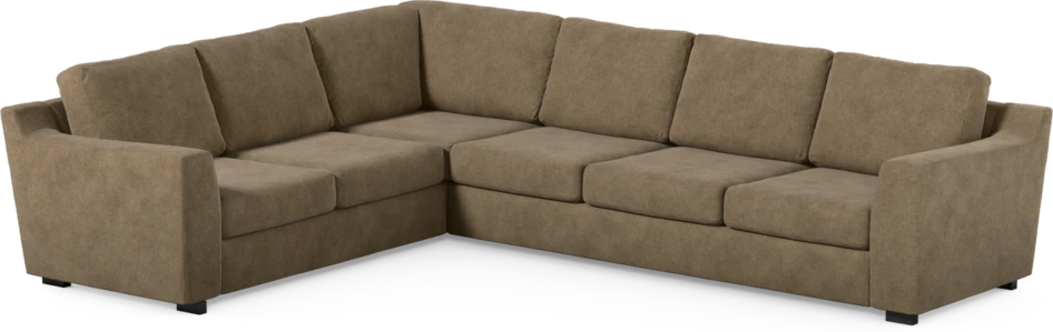 Friday - Hörnsoffa, 2+3-sits - Brun