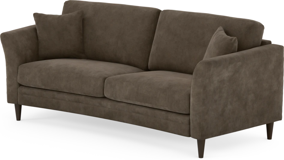 Eden - 2,5-sits soffa svängd - Brun